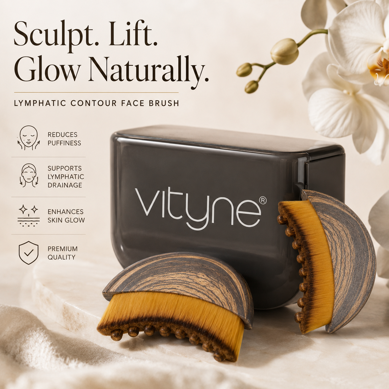 Lymphatic Face Brush