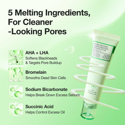 Pore Peptide Sebum Melting Cream to Oil