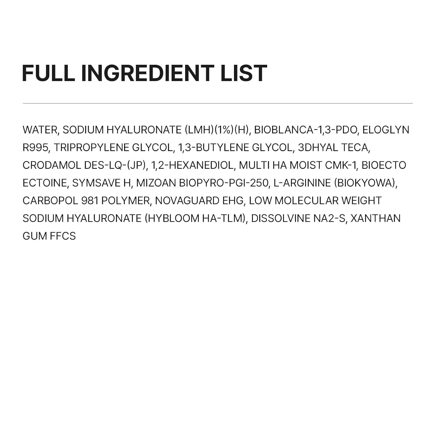 Hyaluronic Acid - Plump &amp; Glow 