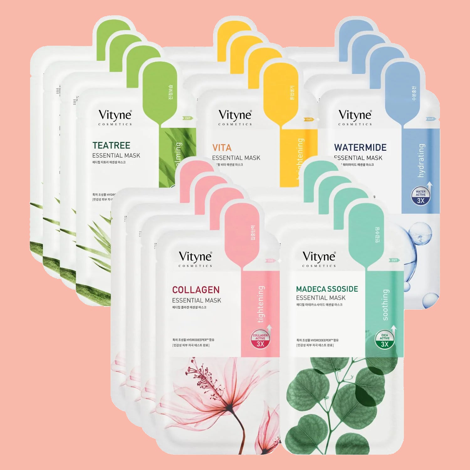 Daily K-Beauty Skin Therapy Masks