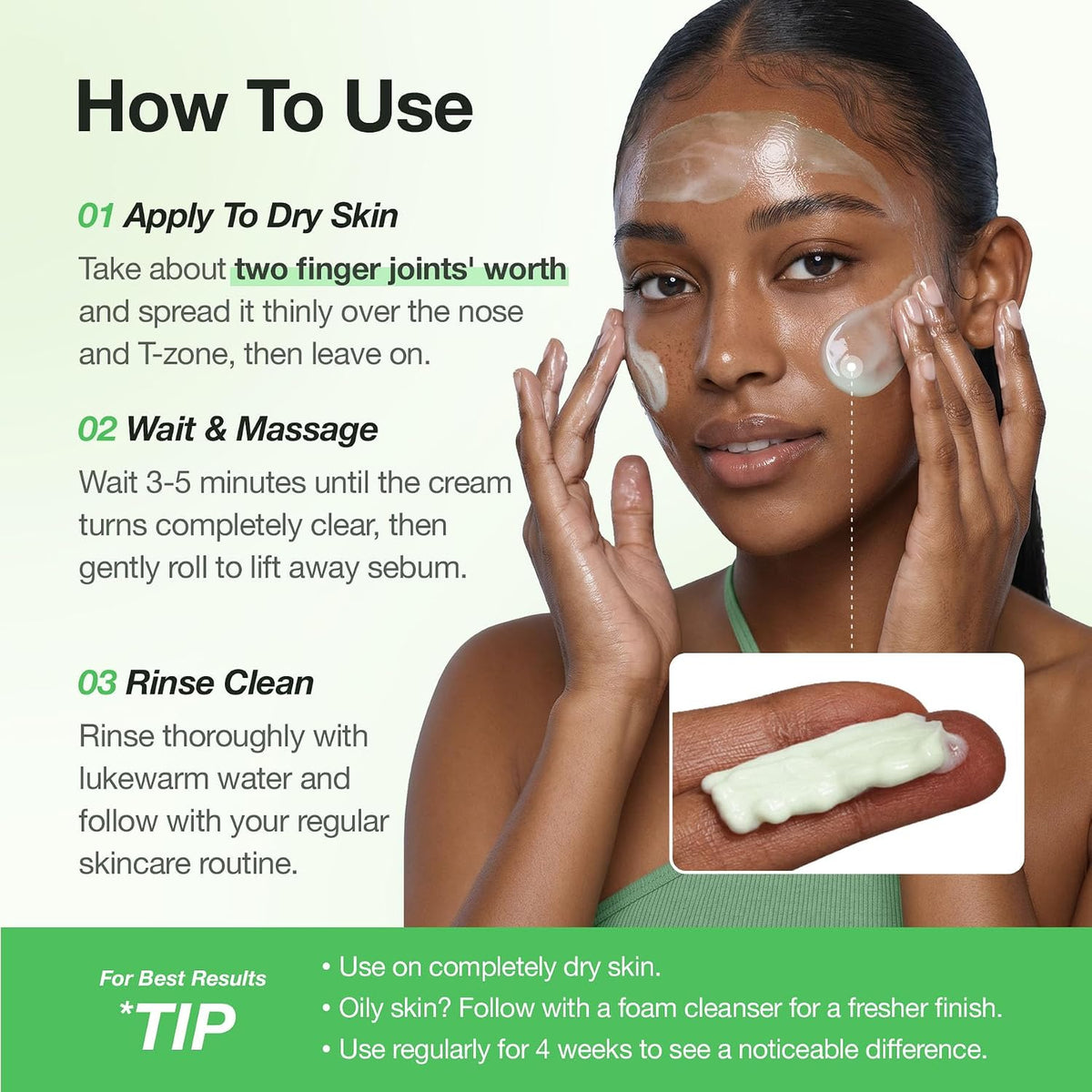 Pore Peptide Sebum Melting Cream to Oil