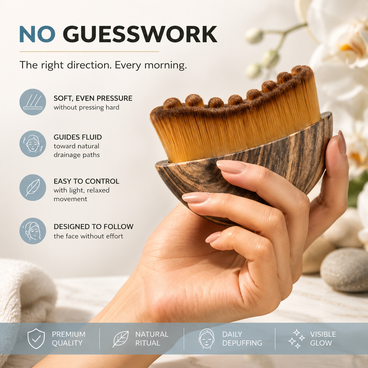 Lymphatic Face Brush
